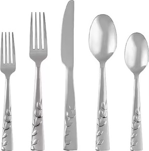 Ensemble de couverts en acier inoxydable poli miroir, ensemble de couverts pour soupe et riz pour le dîner - Product Image 4