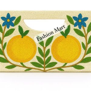 Pochette élégante de fête perlée-Sac à main brodé à la main avec poignée pour femme - Product Image 1