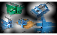 Étau d'établi Étau utilitaire de haute qualité Étau en acier à base robuste Étau durable Pince moderne