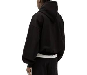 Sweat à capuche pour homme de haute qualité 100% coton, décontracté, surdimensionné, uni, tricoté, sweats à capuche et sweat-shirts pour homme - Product Image 4