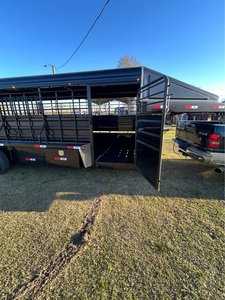Cheap Affordable Cow <b>Transport</b> Trailer for Sale Ready to Ship Farm Equipment Supplier - Product Image 6
