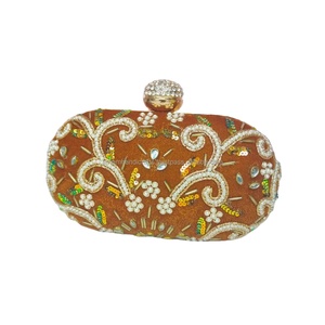 กระเป๋าคลัทช์ปักด้วยมือกระเป๋าสำหรับงานราตรีที่ทันสมัยสำหรับงานแต่งงานและงานปาร์ตี้ - Product Image 1