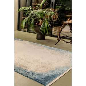 Alfombra Moderna Multicolor Netline PR008, 60% Viscosa, 40% Acrílico, 80x150cm, 14.1kg, para Dormitorio, Estudio y Habitación Infantil - Product Image 4