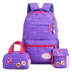 Juego de Mochilas Escolares de 3 Piezas de Alta Calidad, Impermeables, de Nailon, con Correa Desmontable, Diseño de Dibujos Animados a la Moda para Niños y Niñas - Product Image 6