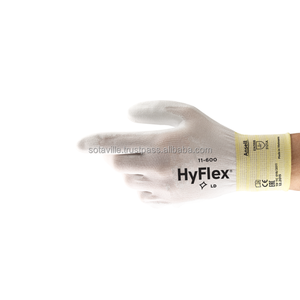 Gants de protection des mains les plus vendus avec revêtement en PU et doublure en nylon, offrant une protection, une sensibilité tactile élevée et un confort - Product Image 1