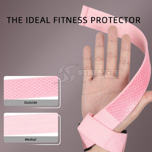 Premium Lifting Straps Soft Padded <b>Wrist</b> <b>Support</b> <b>For</b> Intense Strength Training Weight Lifting Straps - Product Image 4