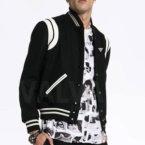 Best Quality Customizable <b>Canvas</b> <b>Jacket</b> for Men High Street Style Stand Collar Lettermen <b>Jacket</b> Quick Dry & Breathable Winter - Product Image 6