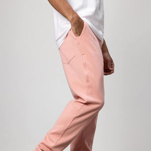 Pantalones ajustados informales para hombre 100% algodón transpirable medio recto personalizable Marca Diseño de Moda teñido liso OEM ODM Bienvenido - Product Image 5