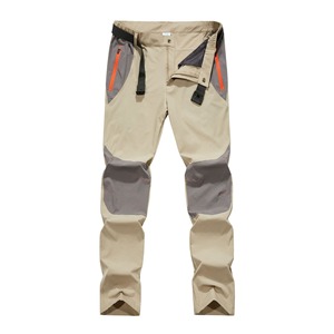 Pantalones de senderismo para mujer personalizados de secado rápido UPF 50, pantalones ligeros de viaje para Golf Cargo Safari, bolsillos con cremallera para deportes al aire libre - Product Image 3