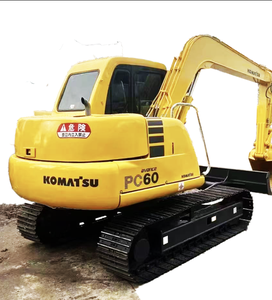 Excavadoras usadas KOMATSU PC60-7 PC60, excavadora hidráulica de cadenas de 6 toneladas, miniexcavadora de 5 toneladas, excavadora hidráulica usada con certificación CE en venta - Product Image 1