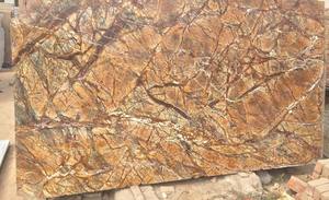 Mármol Natural Indio Marrón Selva Tropical, Pulido, Losa Grande, Encimera de Cocina Moderna y Ecológica, Superficie para Mueble de Baño - Product Image 6