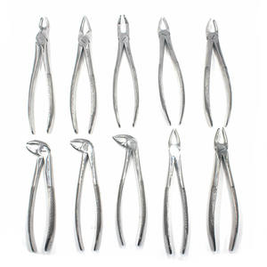 Kit de forceps d'extraction dentaire 10 pièces – Instruments professionnels pour adultes – Pinces d'extraction dentaire - Product Image 1