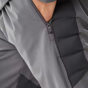 Conjunto de chaqueta cortavientos de nailon unisex, ropa deportiva personalizada XXL para gimnasio, chándal al por mayor, conjunto de Jogger con logotipo para hombre - Product Image 4