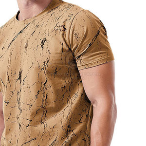 T-shirt pour homme en coton 100% de qualité supérieure, coupe ample et confortable, avec impression graphique moderne, en vente en ligne - Product Image 3