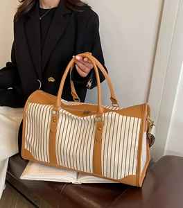 Customized Vegan Pebble Texture Leather Travel Weekender <b>Overnight</b> Duffel <b>Bag</b> Gym Sports Luggage Tote Duffle <b>Bags</b> <b>for</b> <b>Men</b> - Product Image 5