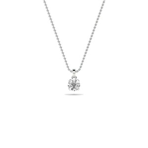 Colgante de diamante de corte redondo de diseñador, 0.30 ct, diamante cultivado en laboratorio en platino, para bodas, compromisos y fiestas. - Product Image 1