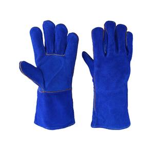 Guantes de Trabajo de Cuero Vacuno Amarillo de Alta Calidad de 10 Pulgadas para Hombre, Guantes de Cuero Vacuno para Autobús, Camión, Jardinería, Construcción, para Seguridad - Product Image 5