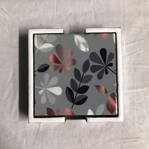 10151 Hot Selling Wooden <b>Marble</b> Resin Customized Coaster Set with Natural & Customized Color Made in India - Product Image 2