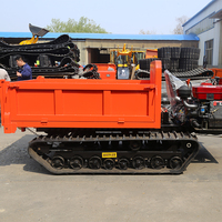 Hochleistungs-All-Terrain-Mini-Transporter der Serie Selbst laden der Gummiketten-Raupen kipper