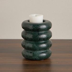 เชิงเทียนหินอ่อนสุดหรู ของตกแต่งห้องนั่งเล่นอย่างมีสไตล์ ของประดับตกแต่งโต๊ะกลางแบบวินเทจ แท่นโชว์ทรงเสา - Product Image 4