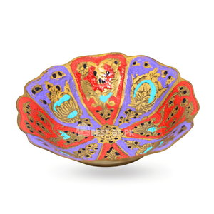 Cuenco multiusos hecho a mano de latón, hermoso cuenco antiguo de latón, cuencos de latón para servir, cuenco de latón hecho a mano, cuenco de latón Vintage - Product Image 3