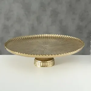 Plato Dorado para Pastel, Soporte de Metal de Una Sola Capa para Pastel, para Bodas y Decoración del Hogar, Plato para Pastel de Diseño Personalizado - Product Image 6