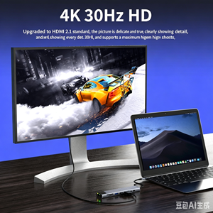 <span class=keywords><strong>Hub</strong></span> <span class=keywords><strong>USB</strong></span> <span class=keywords><strong>C</strong></span> 8 en 1 con HDMI 4K, PD 100W, Ethernet, <span class=keywords><strong>USB</strong></span> 3.0, SD, TF, Adaptador Multipuerto para MacBook, Laptop, iPad Pro - Product Image 4