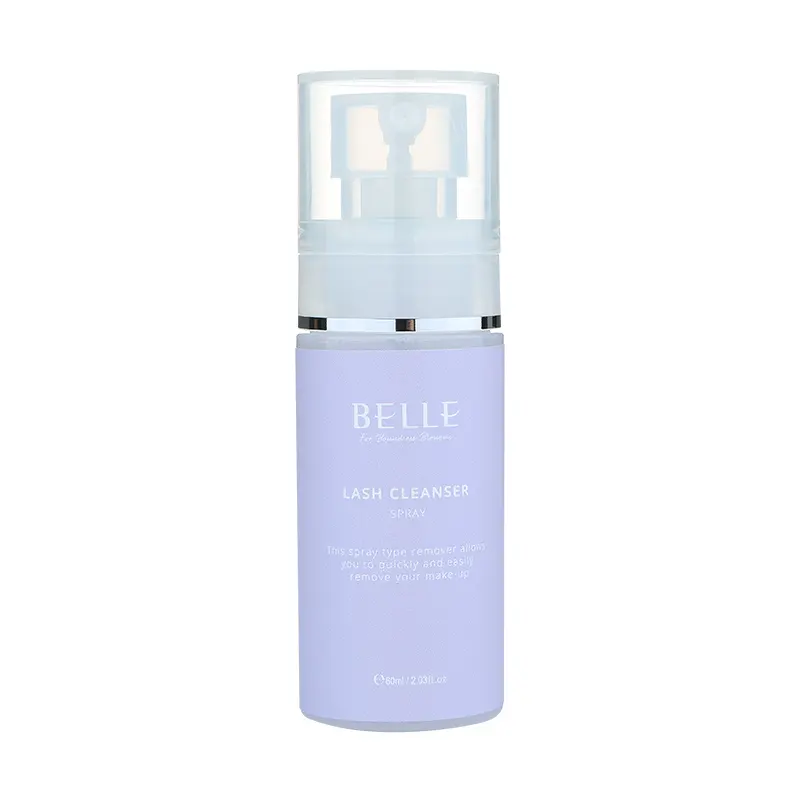 Belle Lash Cleanser Spray type 60ml Lip & eye makeup remover water based remover made in Korea Prep. for eyelash extensions