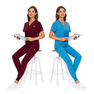 Customized Unisex Hospital <b>Scrub</b> Uniform <b>Scrub</b> <b>Top</b> and Pants Set for Medical Staff for Medical Professionals - Product Image 3