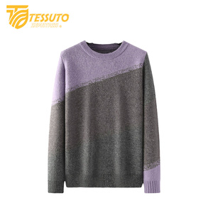 Pull ample et décontracté en tricot à col rond pour hommes Streetwear tricoté pull en tricot pour hommes pull décontracté pour hommes - Product Image 6