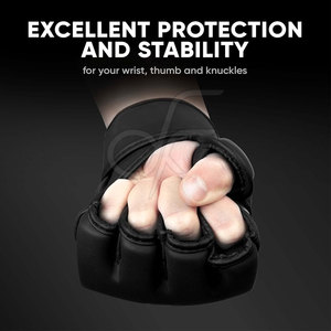 ถุงมือต่อสู้ MMA หนังแท้ ออกแบบเอง ผลิตในปากีสถาน ถุงมือต่อสู้คุณภาพพรีเมียม - Product Image 3