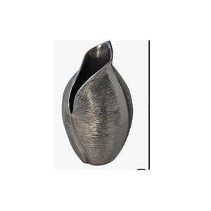 Juego de Jarrones Decorativos de Aluminio Metalizado |   Centros de Mesa de Boda con Relieve de Oro, Plata y Cobre, Macetas de Metal al por Mayor - Product Image 6