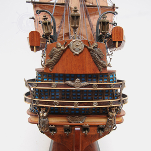 La Bretagne Handmade Nautical Home Decor <b>Wooden</b> Ship Model Sport Style Painted Art & Craft Supply for <b>Wooden</b> Boxes & <b>Wall</b> <b>Signs</b> - Product Image 5