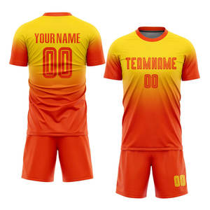 Ensemble de maillot de football pour hommes 2025 Respirant 100% polyester Jersey imprimé par sublimation Couleur personnalisée Service OEM Léger Rapide - Product Image 1