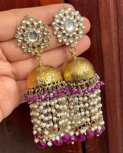 <b>Beautiful</b> Jhumki <b>Earrings</b> For Women Perfect for Weddings, Festivals, and Special Occasions Dangle <b>Earrings</b> For All Occasions - Product Image 6