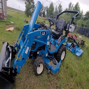 LS <b>Mini</b> Tractor Riding <b>Lawn</b> <b>Mower</b> with Front Loader and Backhoe 2-Stroke/4-Stroke Industrial Grade Aluminum - Product Image 4