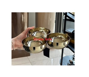 Bol de nourriture en aluminium de conception tendance bol de chocolats de taille personnalisée de forme ronde au prix le plus bas - Product Image 2