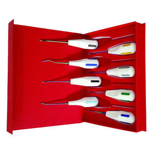 Instruments chirurgicaux dentaires pour le navet, éleveurs luxateurs (Clareador à racine incurvée), certifiés CE - Product Image 3