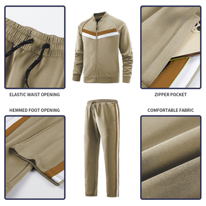 Chándal Deportivo Personalizado para Hombre, Corte Ajustado, Cremallera Completa, Traje Deportivo para Hombre, 100% de Alta Calidad - Product Image 5