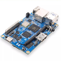 Kit de développement FYX Stock Orange Pi 3 LTS avec carte SD 32 Go, boîtier, dissipateur thermique, câble Type C, adaptateur secteur, ordinateur monocarte