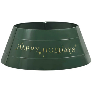 Nueva falda de árbol de metal duradera de la mejor calidad para decoración navideña con colores y tamaños personalizados - Product Image 1