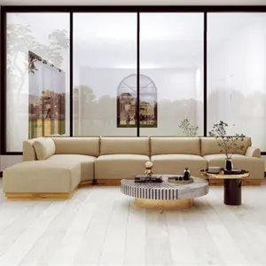 从经过验证的工厂生产您自己设计的现代设计模块化沙发或沙发客厅，采用高品质真皮