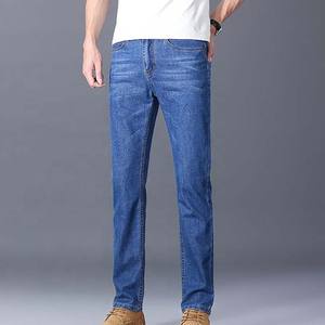 Ropa al aire libre Tamaño personalizado Diseños OEM Hombres Jeans Pantalón de alta calidad Algodón Poliéster Hombres Jeans Pantalón - Product Image 2