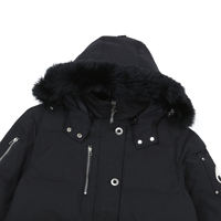 Veste en coton nylon à manches régulières avec poches pour hommes