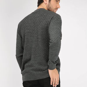 Respirant Style décontracté Logo personnalisé pull hommes pull tricoté sur mesure Slim Fit hommes pull pulls chandails tricotés - Product Image 5