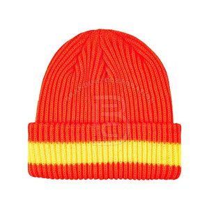 Bonnets de qualité supérieure, dernier design, vente en gros, 100% laine et coton, bonnets jacquard personnalisés - Product Image 2