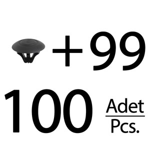 <b>Engine</b> and <b>Hood</b> Seal Clips for Mercedes - 100 Pieces - Product Image 1