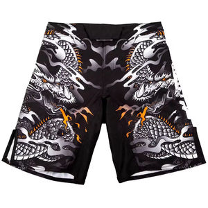 Short de sport taille haute pour hommes Séchage rapide Course à pied Respirant Anti-exposition Arts martiaux Porter des shorts MMA pour hommes Entretien OEM - Product Image 6