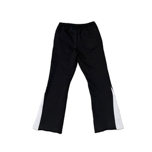 Pantalon évasé léger 100% coton, délavé à l'acide sur mesure, streetwear, jogging, imprimé en français, transfert de chaleur, vente en gros - Product Image 4