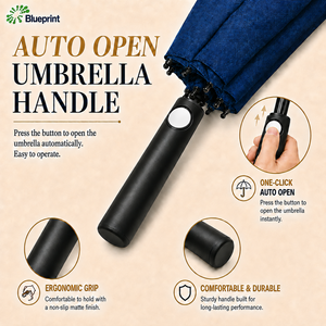 Paraguas de 30 Pulgadas al por Mayor, Automáticos, Japoneses, para Hombre y Mujer, Personalizados, Grandes, Multicolores, con Impresión Personalizada, para la Lluvia - Product Image 4